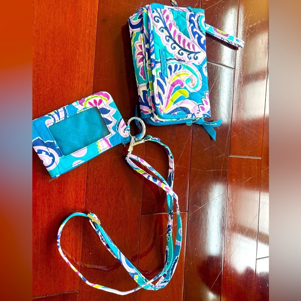 Vera Bradley Bag & Lanyard💚💗